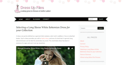 Desktop Screenshot of dressupfiles.com